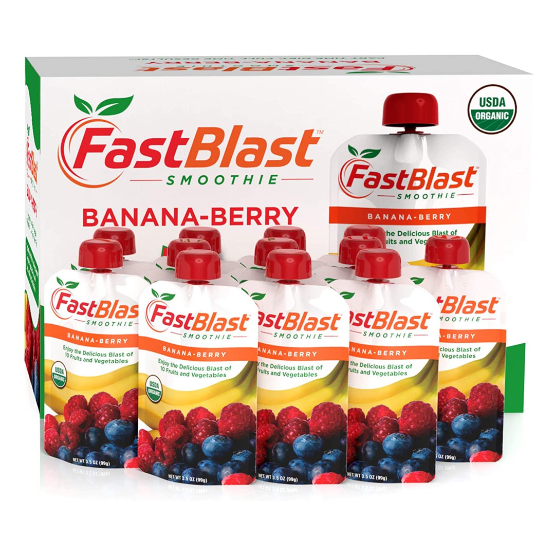 FastBlast Banana-Berry Intermittent Fasting Smoothie